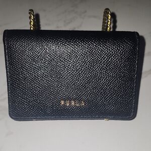 Furla Camelia leather Card Case Wallet